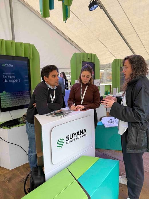 Suyana's stand at the AAPRESID Congress